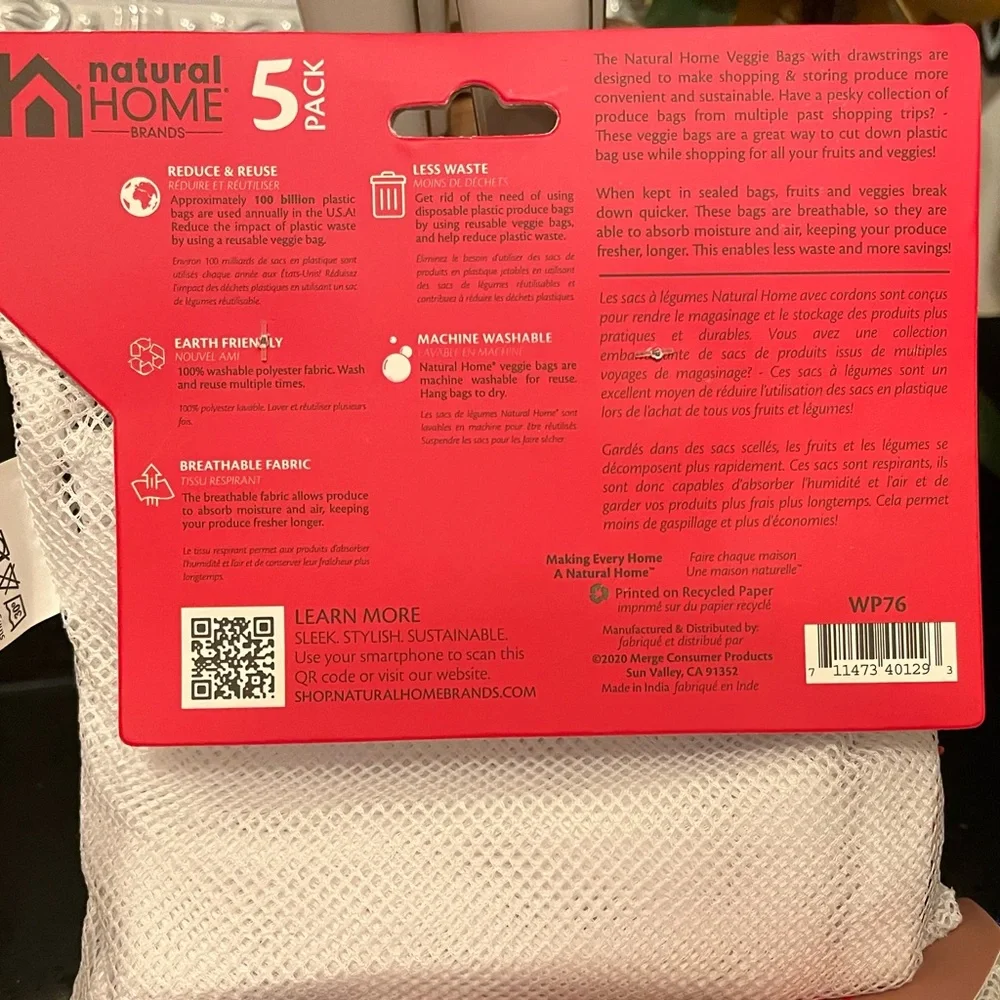 Veggie bags, 2 bundles (10‎ total)